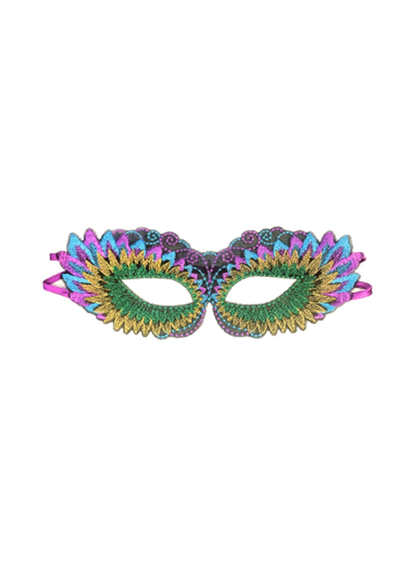 Carnival Embroidery Eye Mask